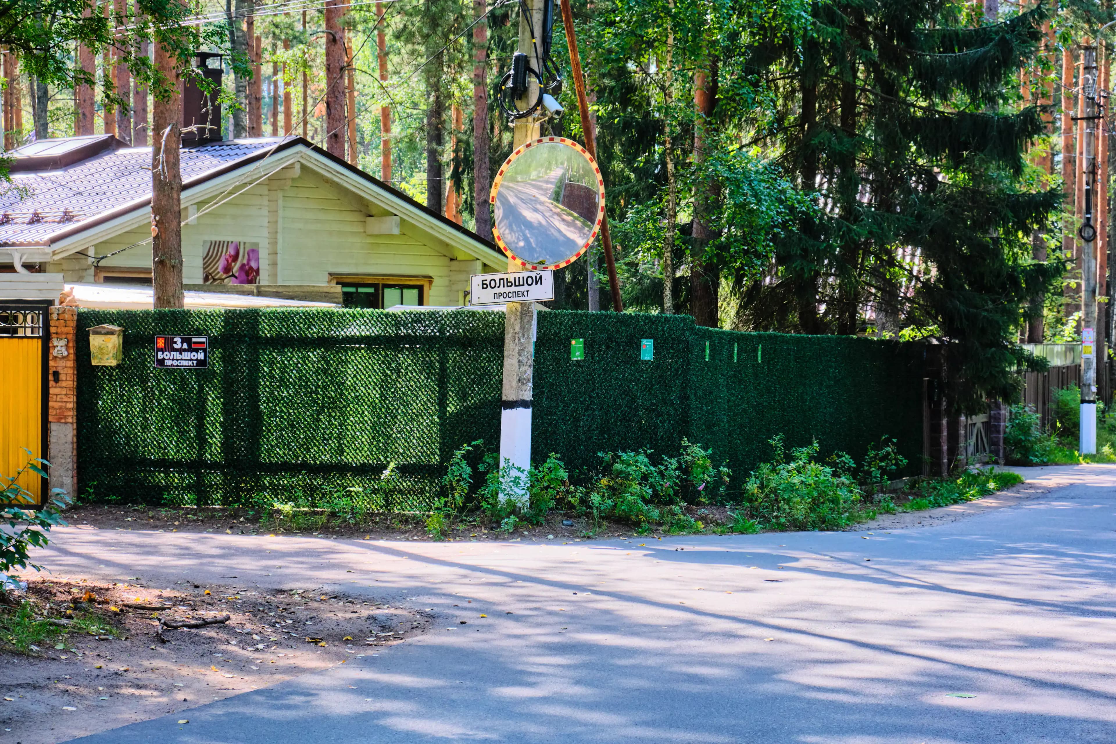 Калифорнийская изгородь на объекте — фото 9